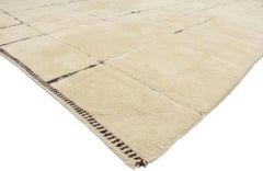 Nouveau tapis marocain berbère organique Beni Mrirt, 09'10 x 12'09