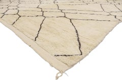New Contemporary Berber Beni Mrirt Moroccan Rug with Organic Modern Style