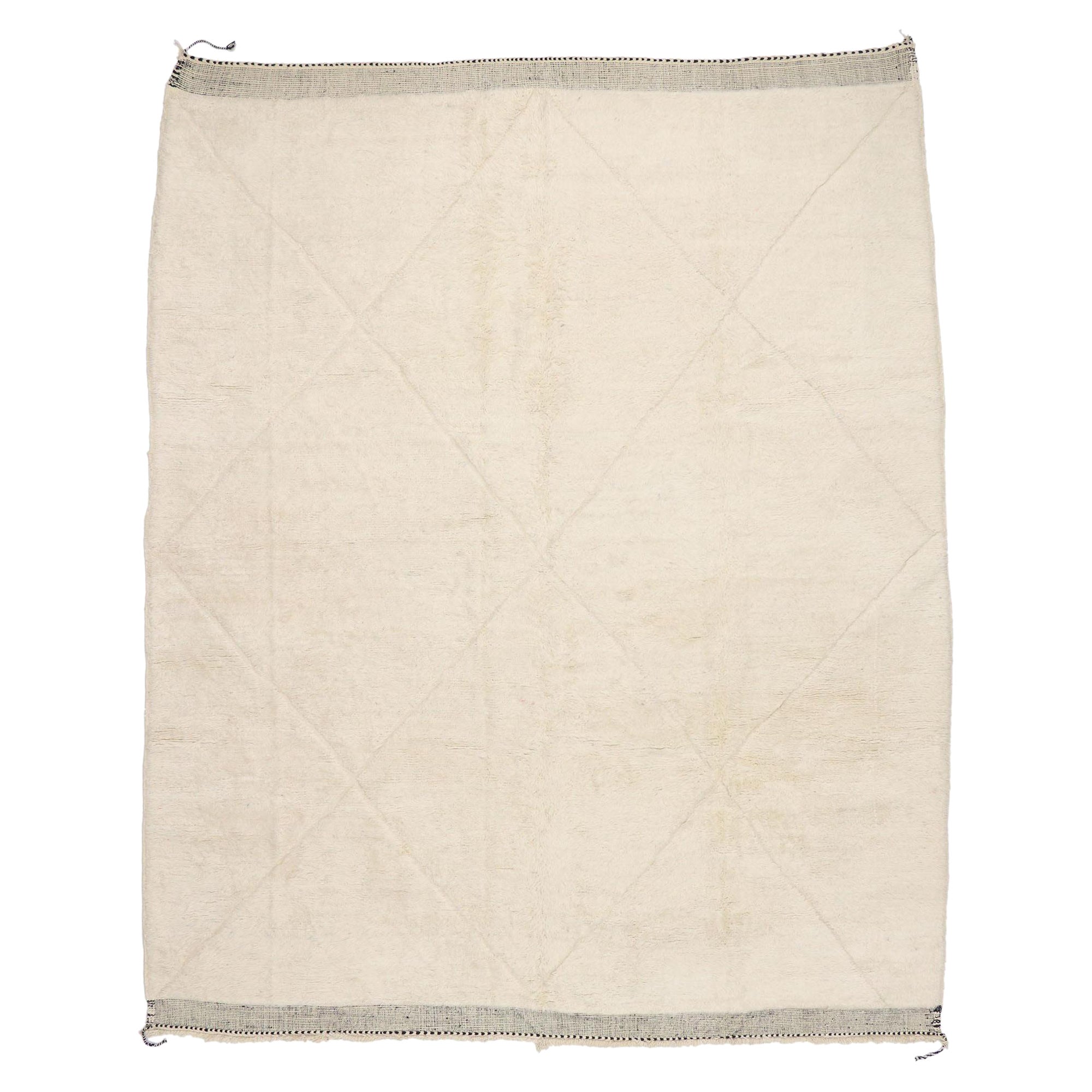 New Contemporary Berber Moroccan Rug with Minimalist Style