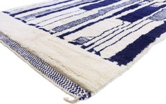 New Contemporary Berber Moroccan Rug Inspired by Alberto Giacometti Dogon Tribe