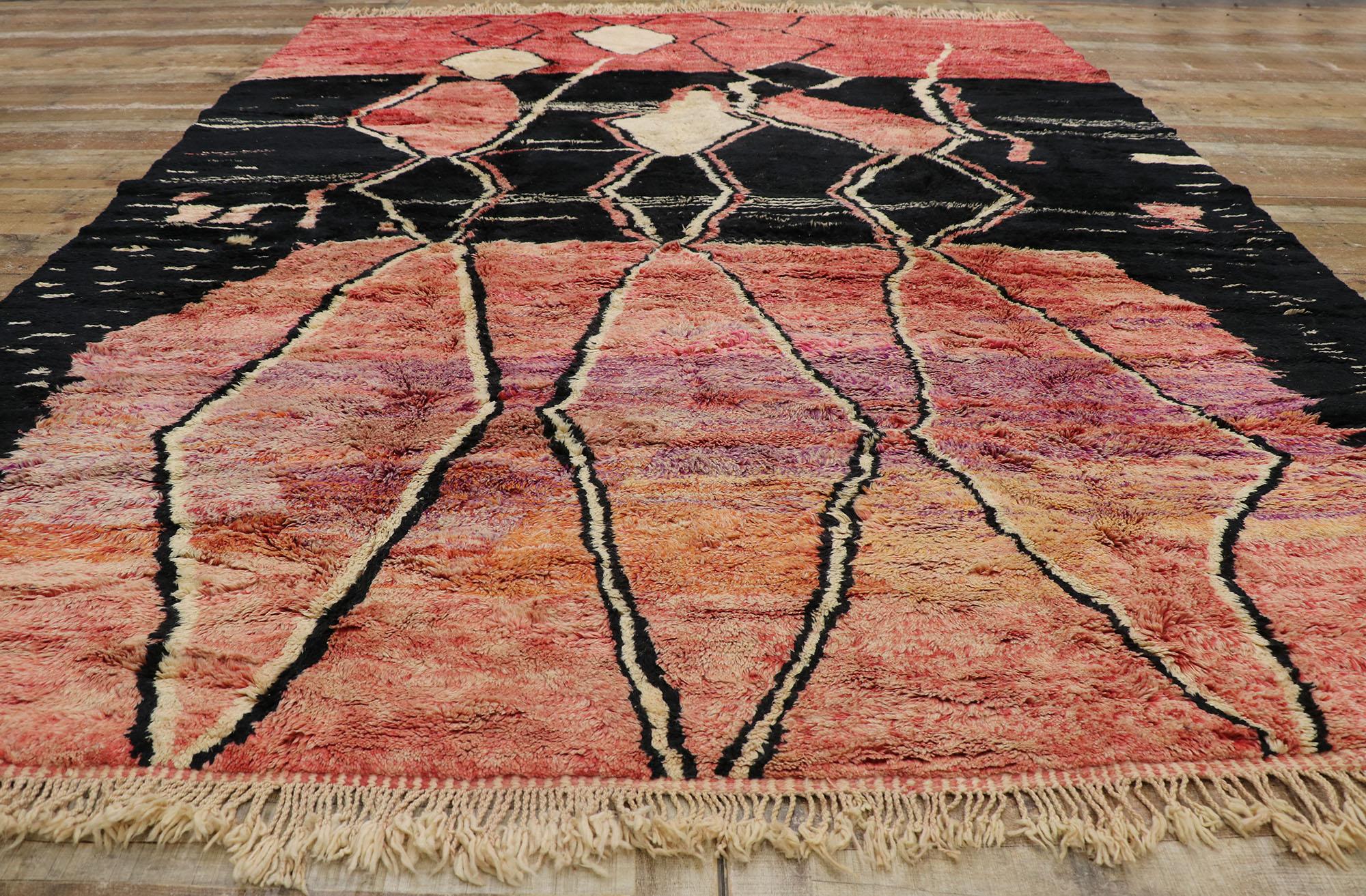 New Contemporary Berber Moroccan Rug with Tribal Style For Sale 2