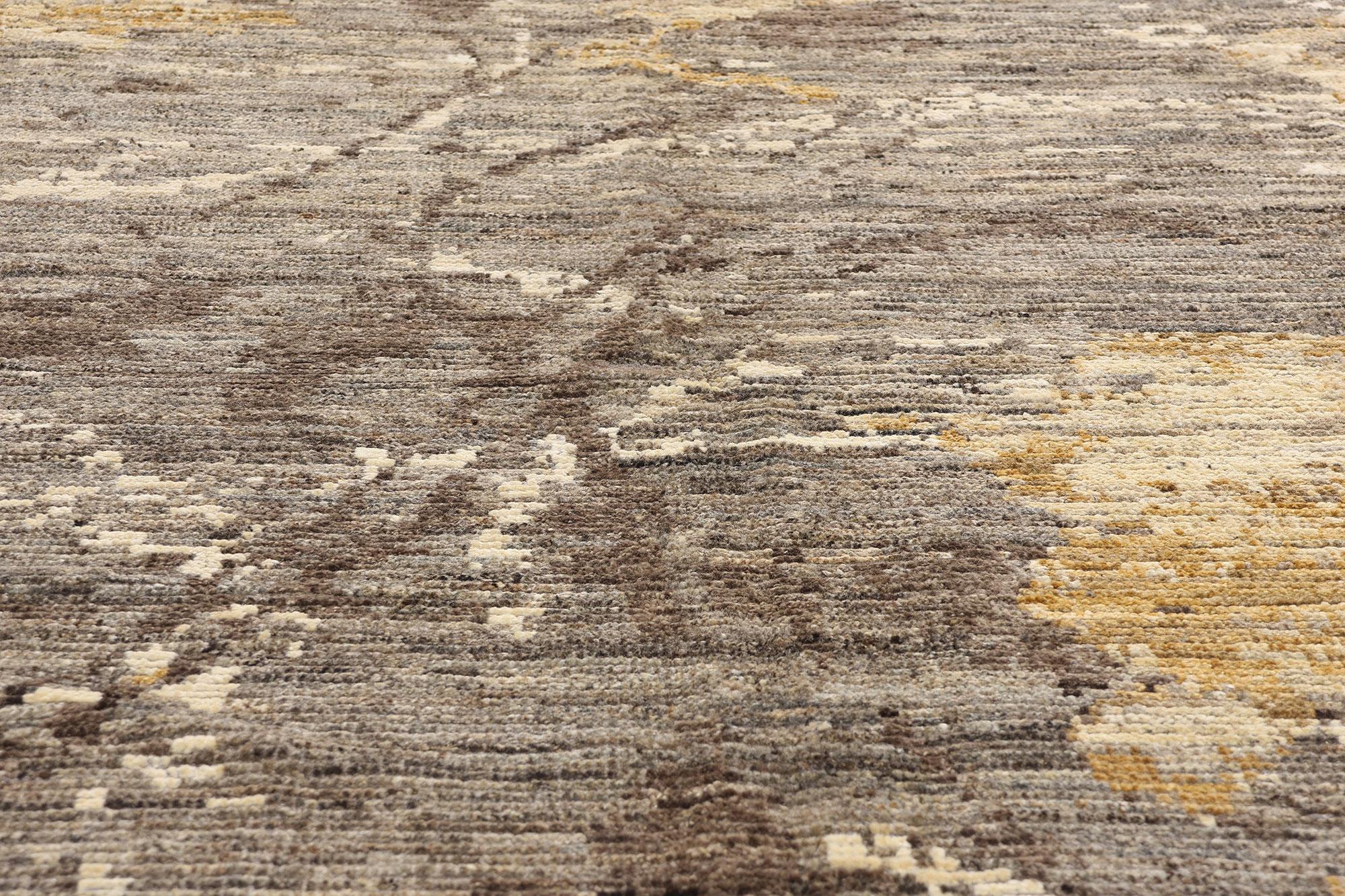 Indian New Contemporary Biophilic Organic Moroccan Carpet For Sale