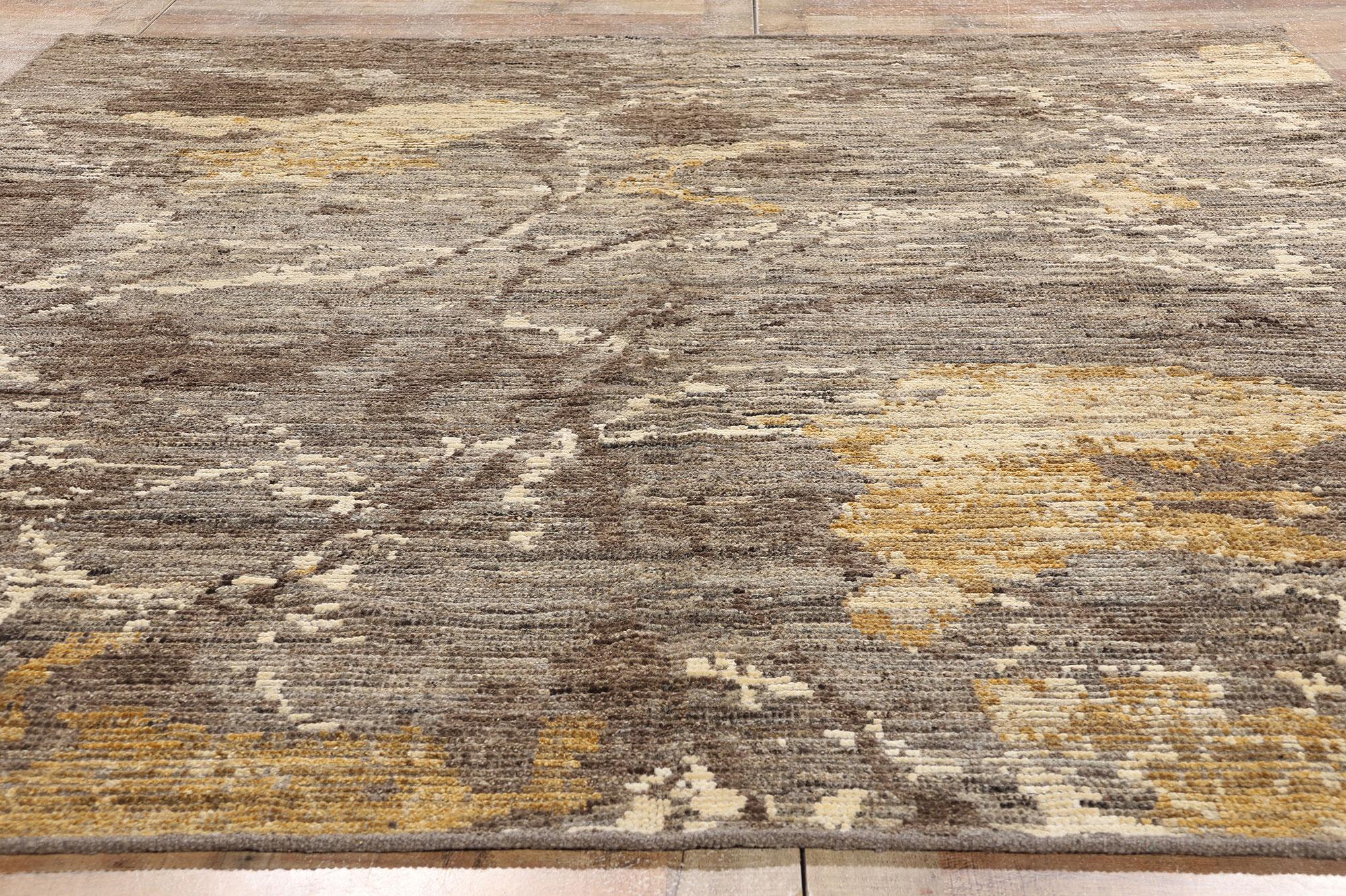 New Contemporary Biophilic Organic Moroccan Carpet For Sale 1
