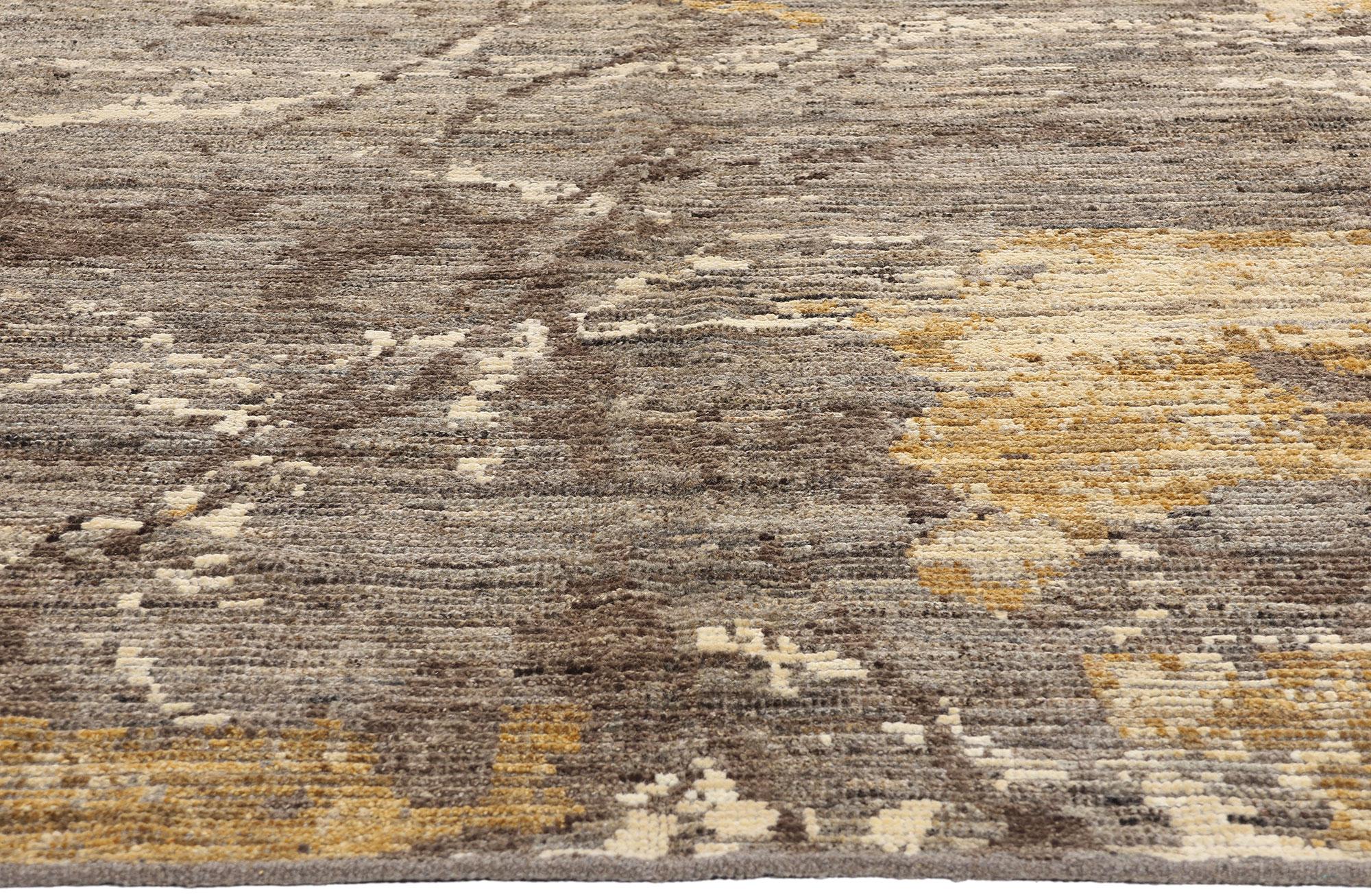 New Contemporary Biophilic Organic Moroccan Carpet For Sale 2