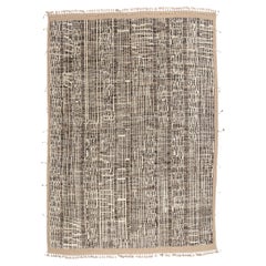 New Contemporary Biophilic Organic Moroccan Carpet with Modern Style