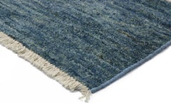 New Contemporary Blue Moroccan Rug