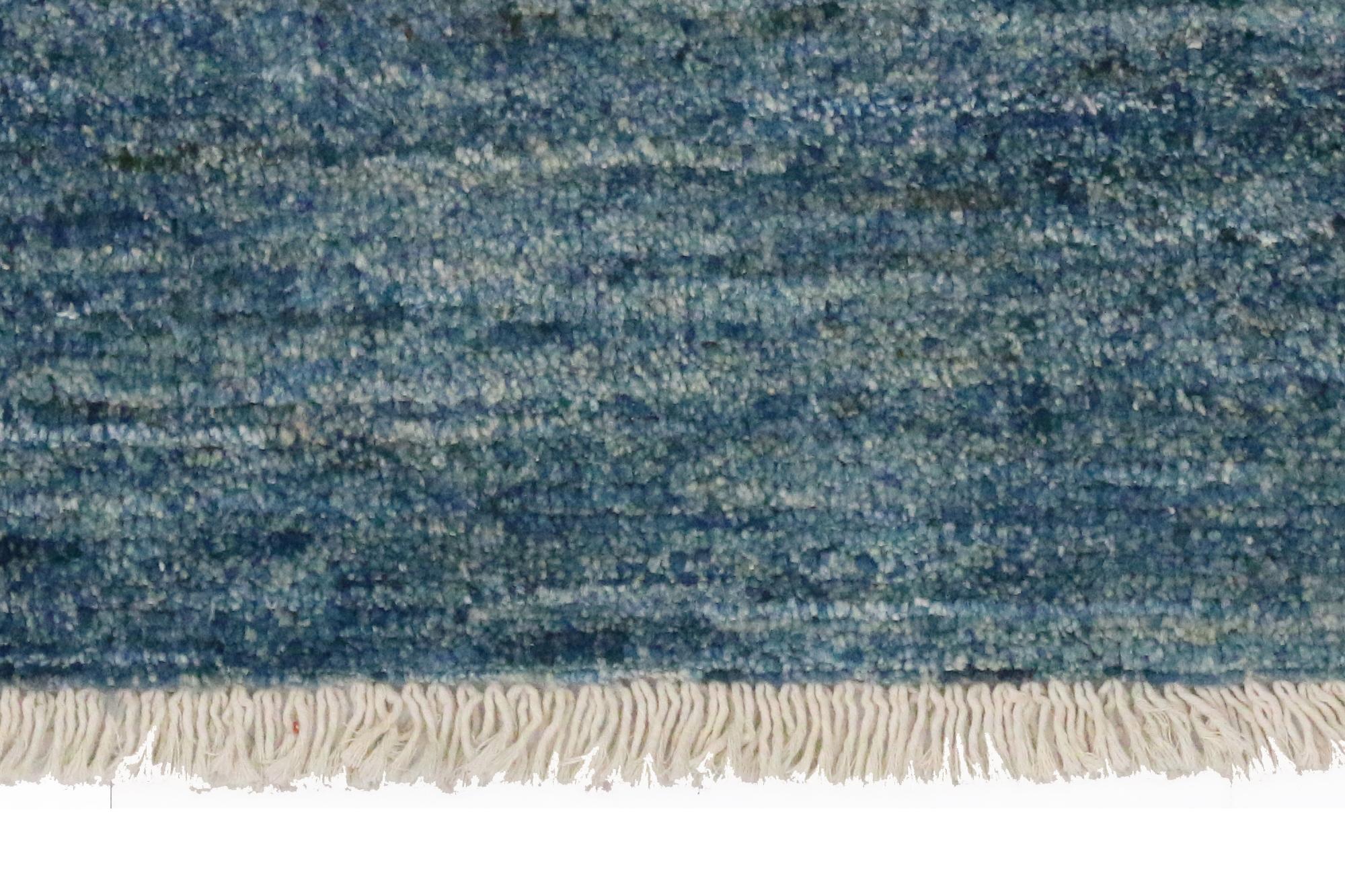 New Contemporary Blue Moroccan Rug For Sale 2