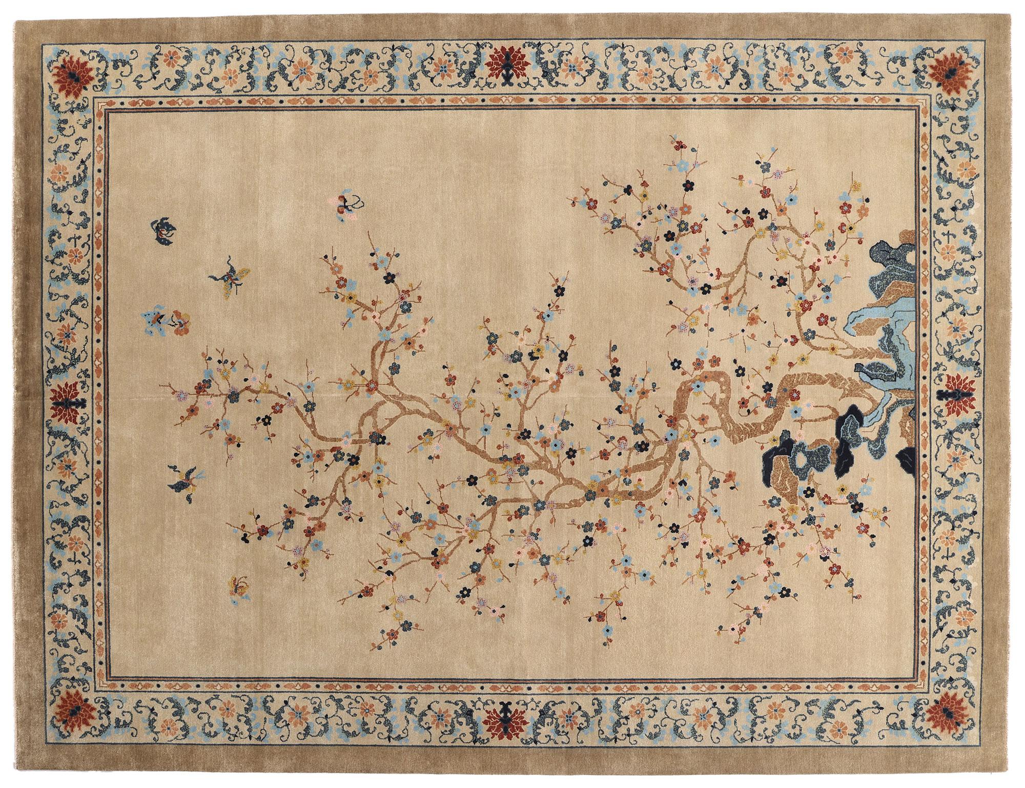New Contemporary Chinese Art Deco Rug con stile moderno in vendita 2
