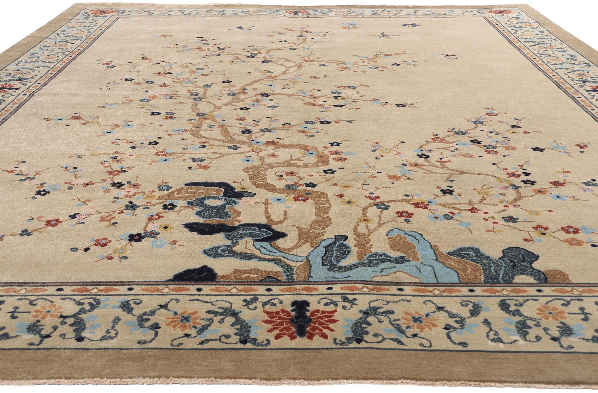 Indiano New Contemporary Chinese Art Deco Rug con stile moderno in vendita