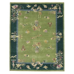 New Contemporary Chinese Art Deco Style Dragon Pictorial Rug