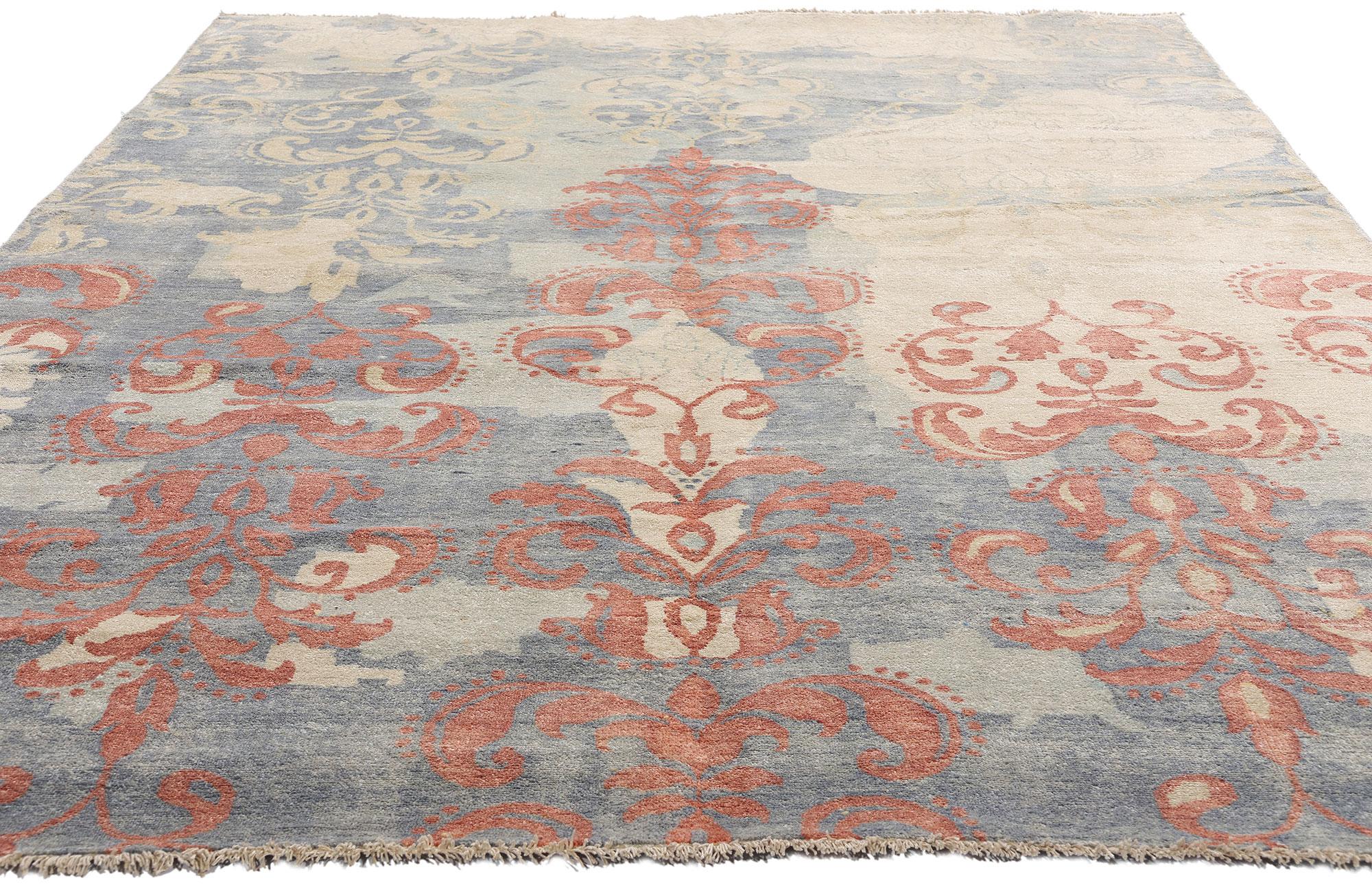 damask pattern rug
