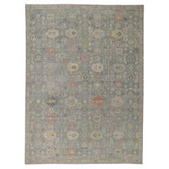 New Contemporary Distressed Rug