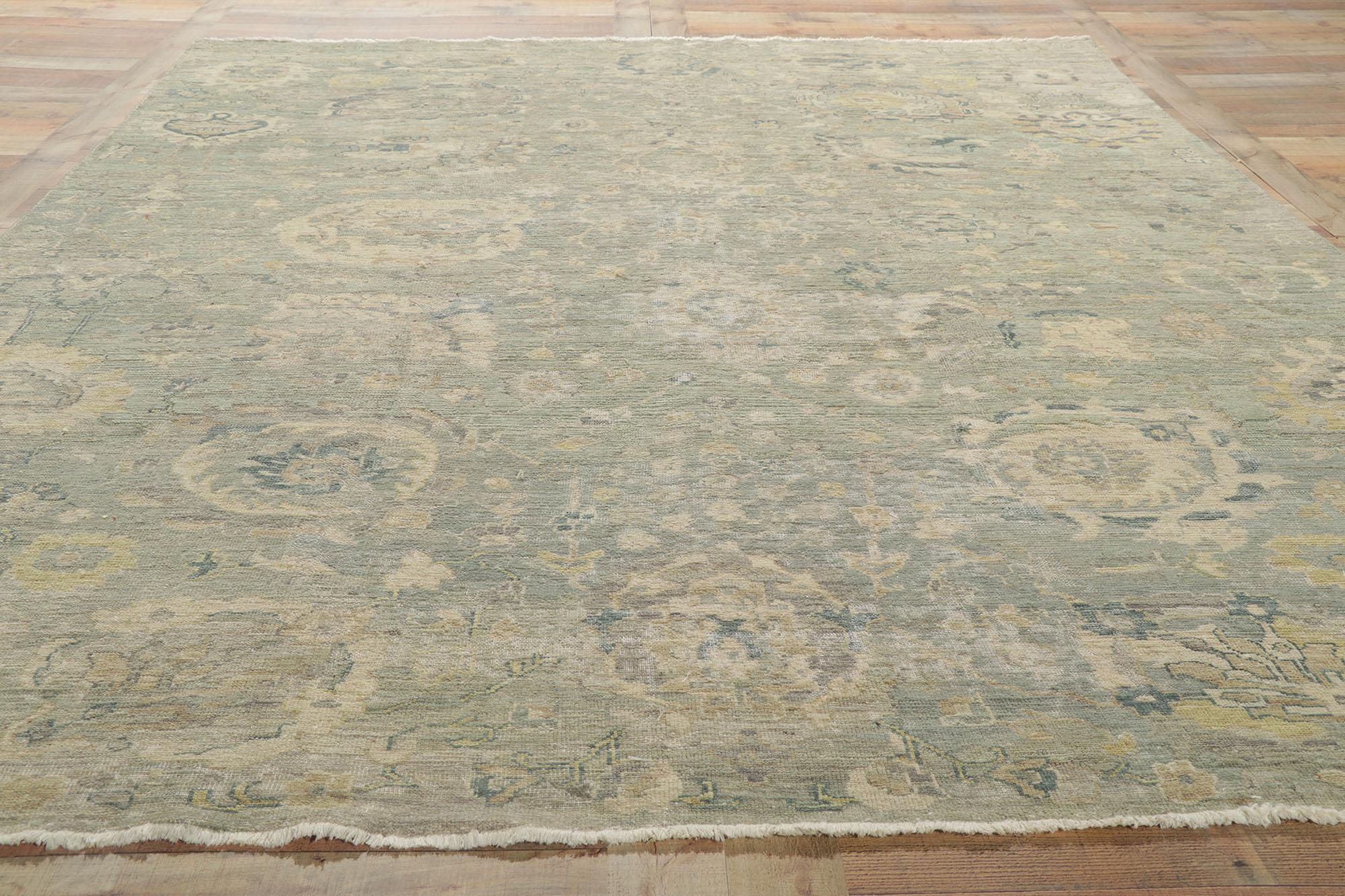 Nueva alfombra contemporánea envejecida de estilo vintage moderno Lana en venta