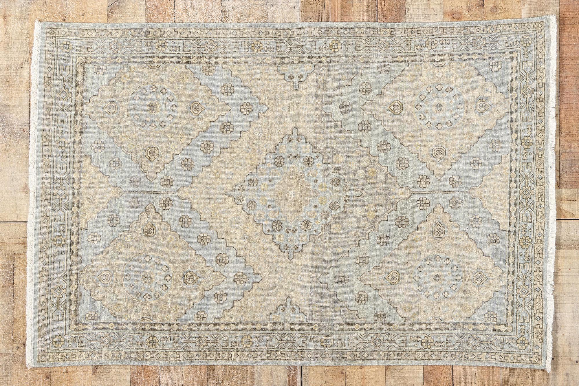 Nuovo Tappeto Khotan contemporaneo nei toni della terra in vendita 2