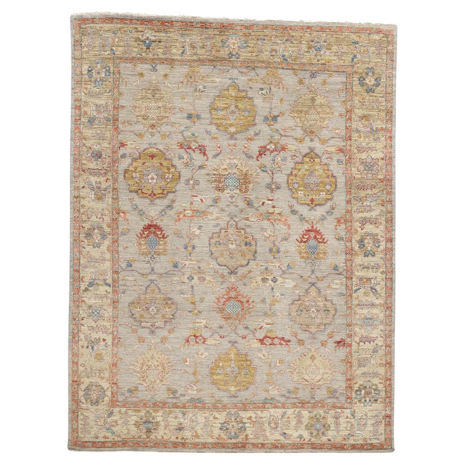 New Earth-Tone Modern Oushak Rug, Effortlessly Chic and Versatile For ...