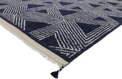 New Contemporary Geometric Moroccan Rug with Deconstructivism Postmodern Style
