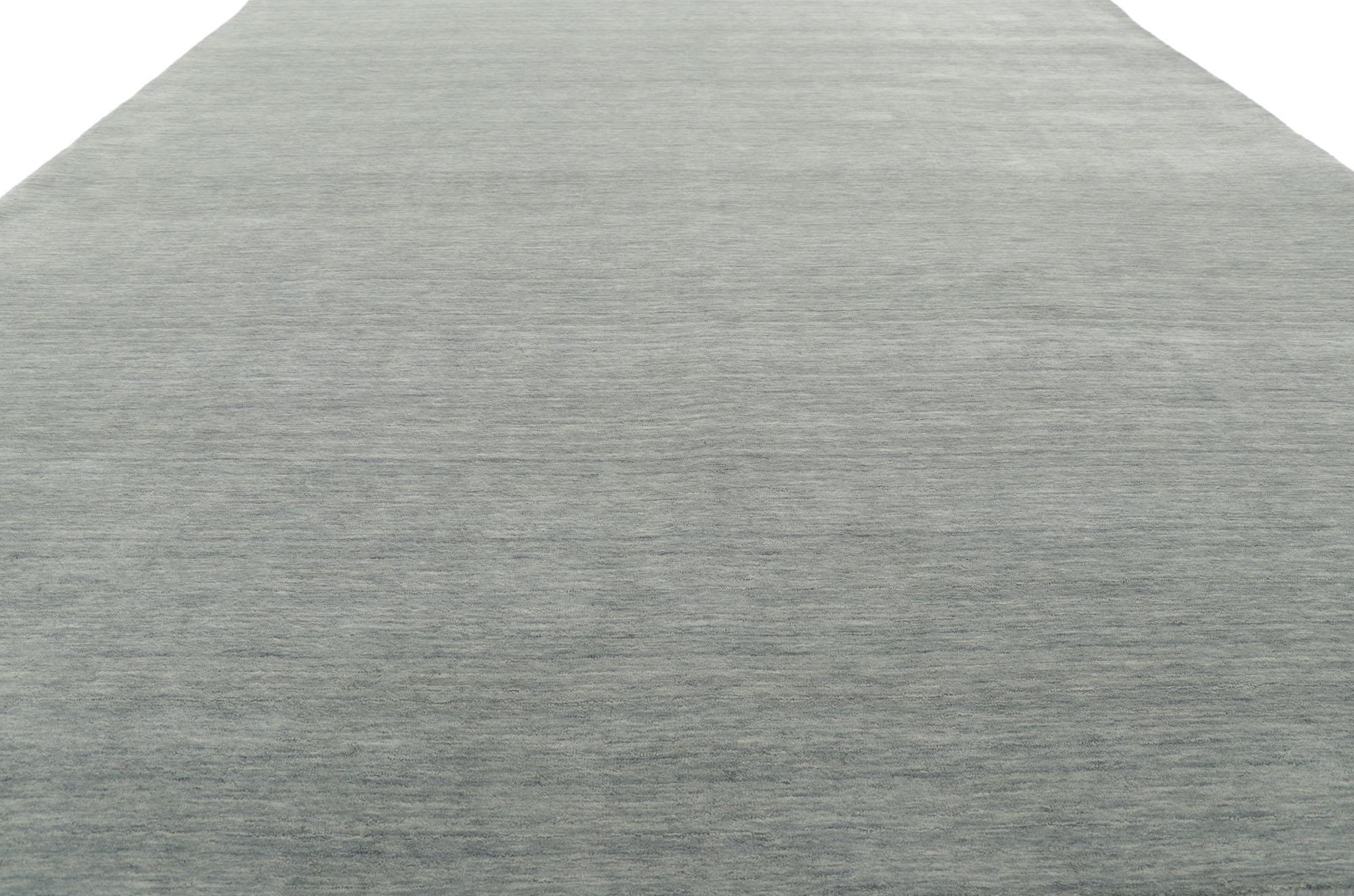 Indien Nouveau tapis gris contemporain de style moderne en vente