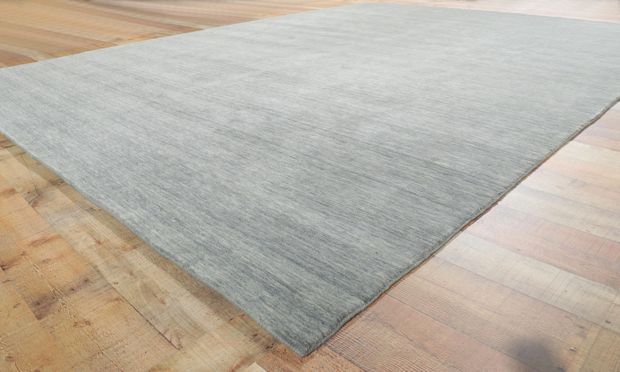 New Contemporary Gray Area Rug with Modern Style  In New Condition For Sale In Dallas, TX