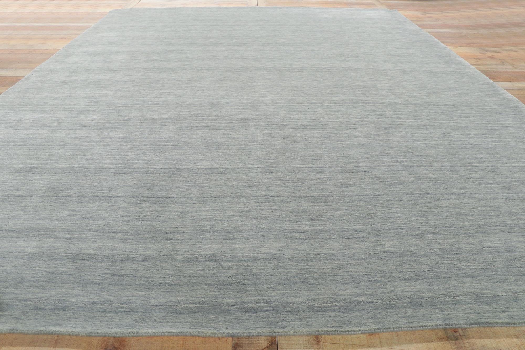 Wool New Contemporary Gray Area Rug with Modern Style  For Sale