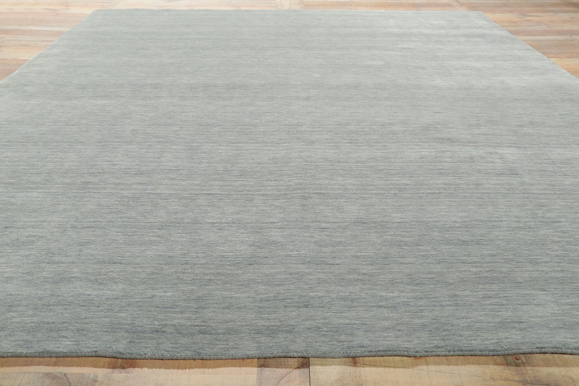 New Contemporary Grey Area Rug with Modern Style For Sale 1