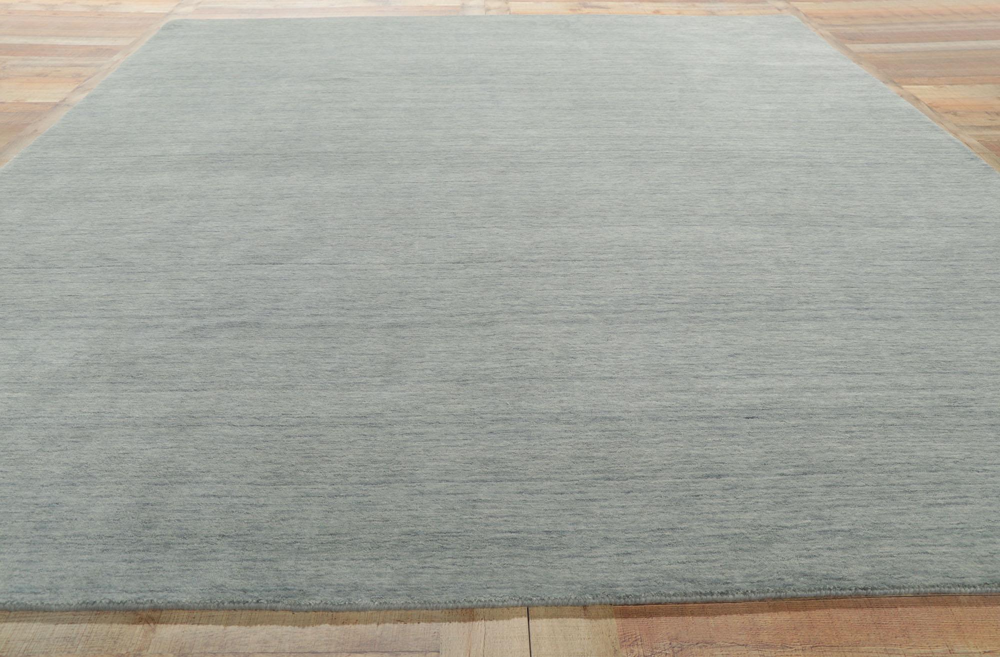 New Contemporary Grey Area Rug with Modern Style For Sale 1