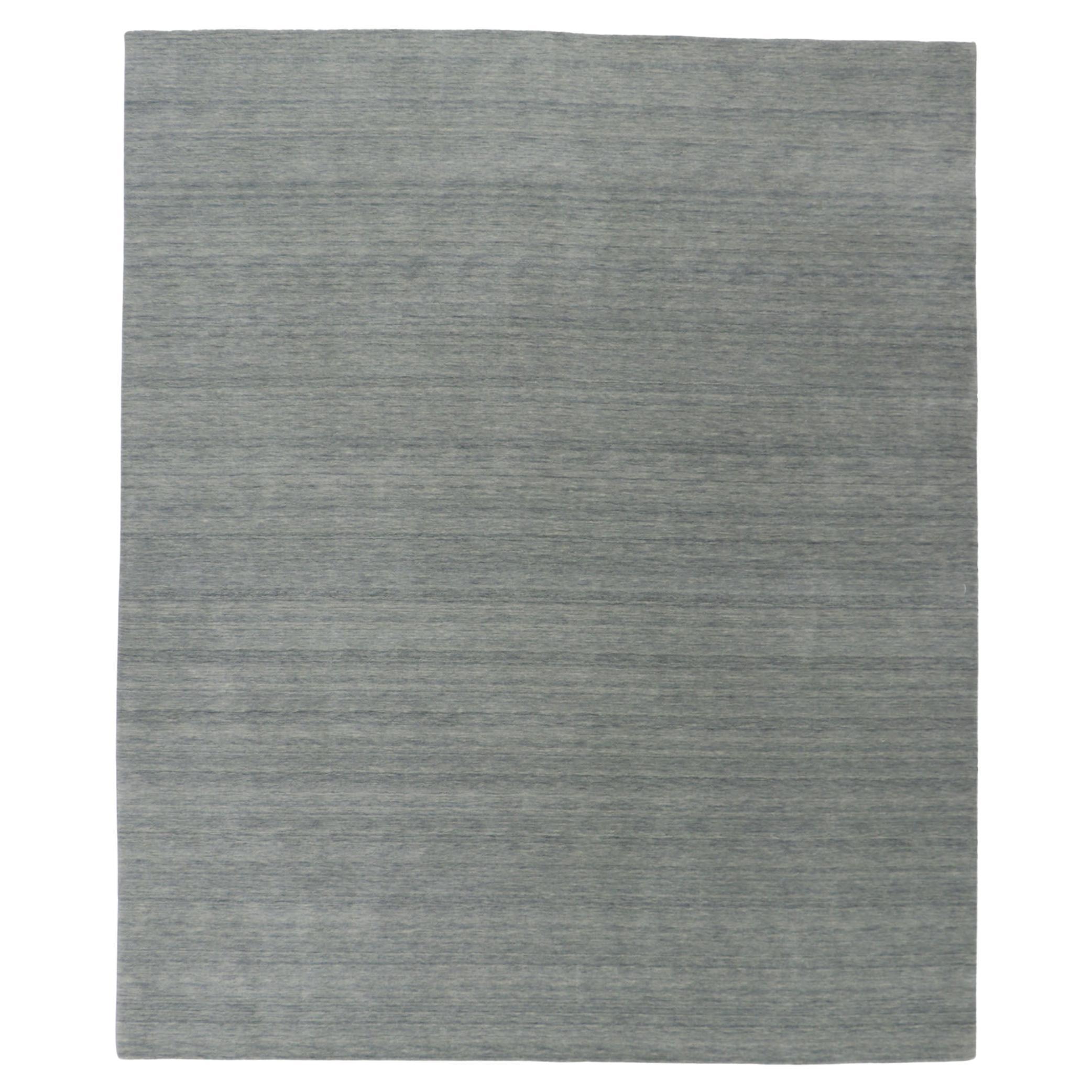 New Contemporary Gray Area Rug with Modern Style