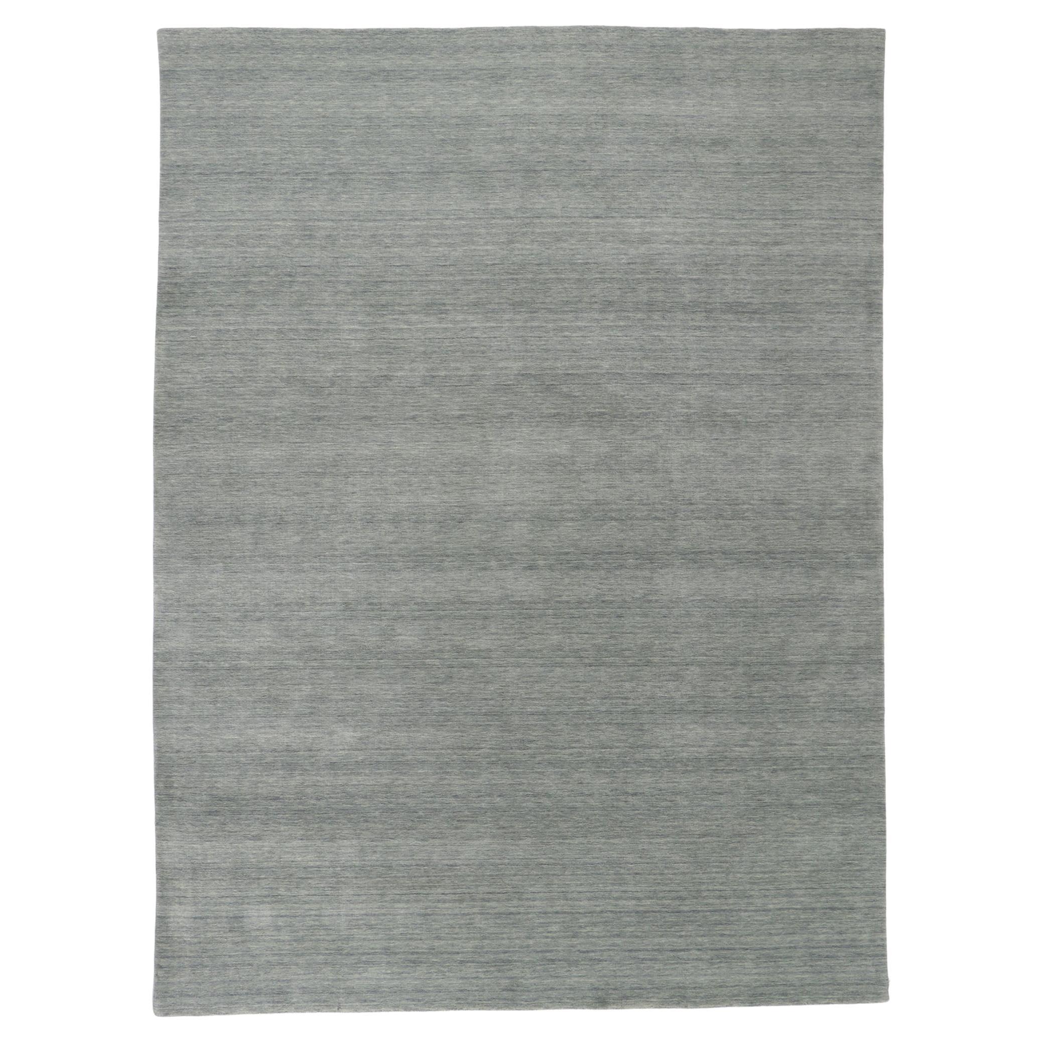 Nouveau tapis gris contemporain de style moderne en vente