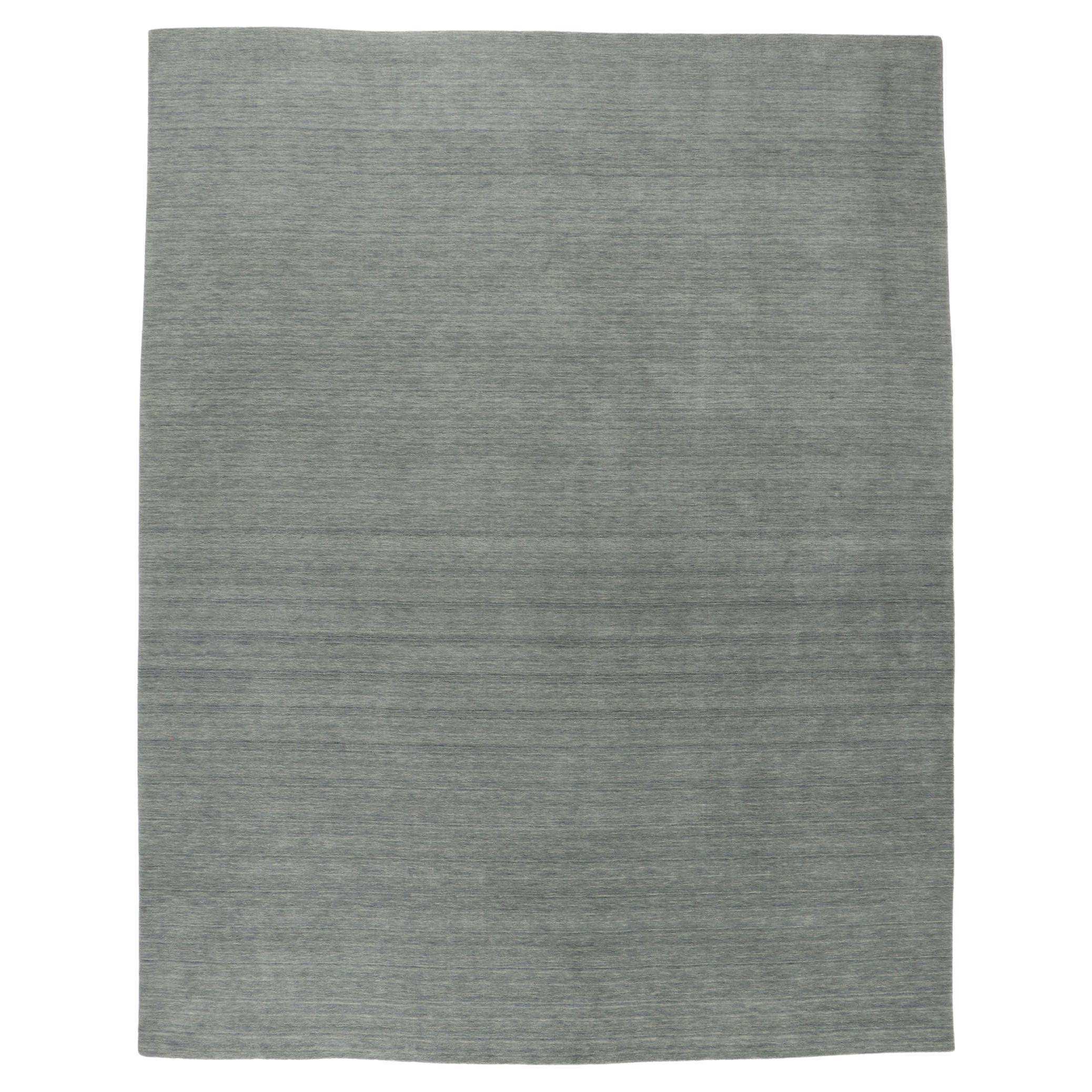 New Contemporary Gray Area Rug with Modern Style