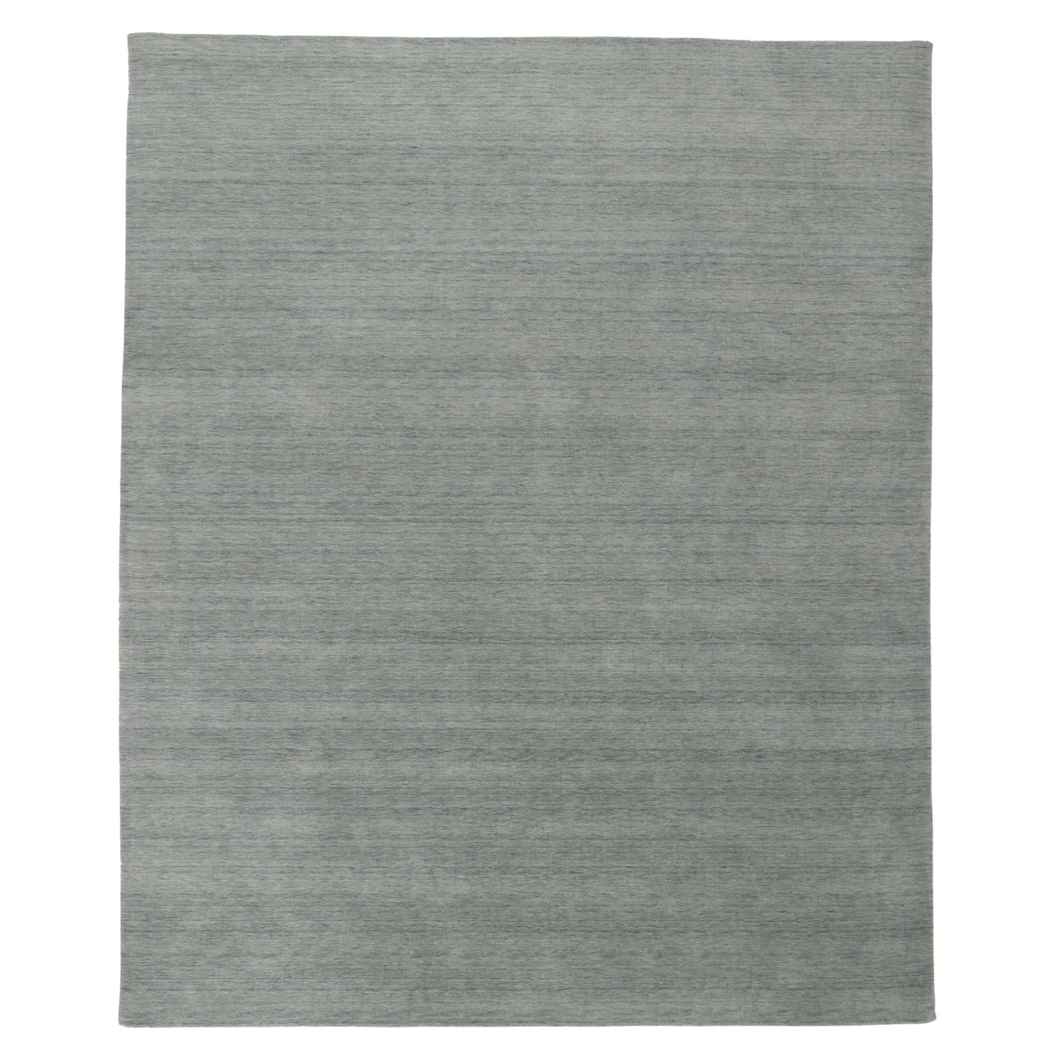New Contemporary Grey Area Rug with Modern Style For Sale