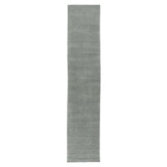 New Contemporary Grey Hallway Runner with Modern Style (Tapis de couloir gris contemporain avec style moderne)