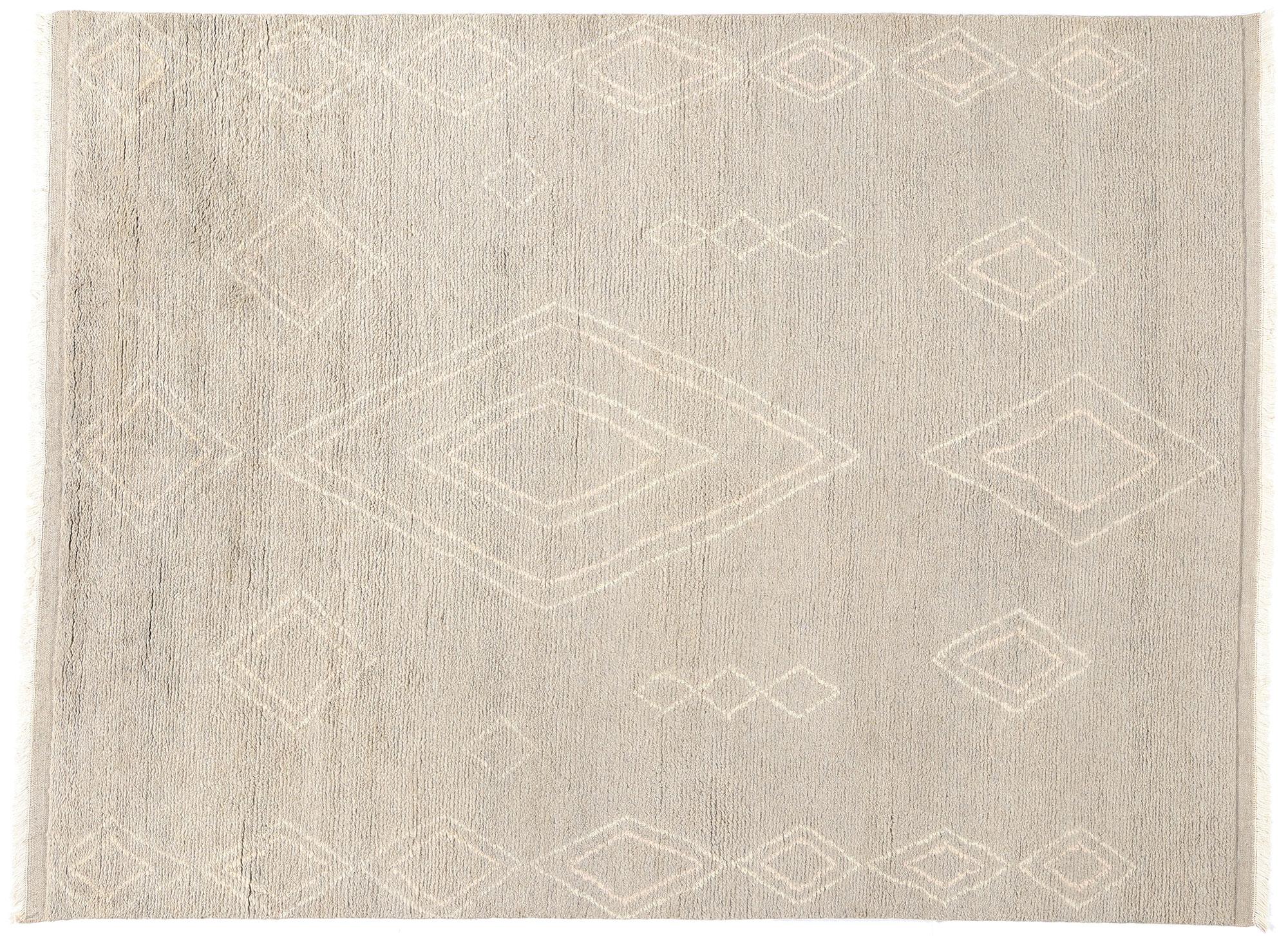New Contemporary Gray Moroccan Rug, Minimalistischer Bohemian trifft auf Tribal-Enchantment im Angebot 2