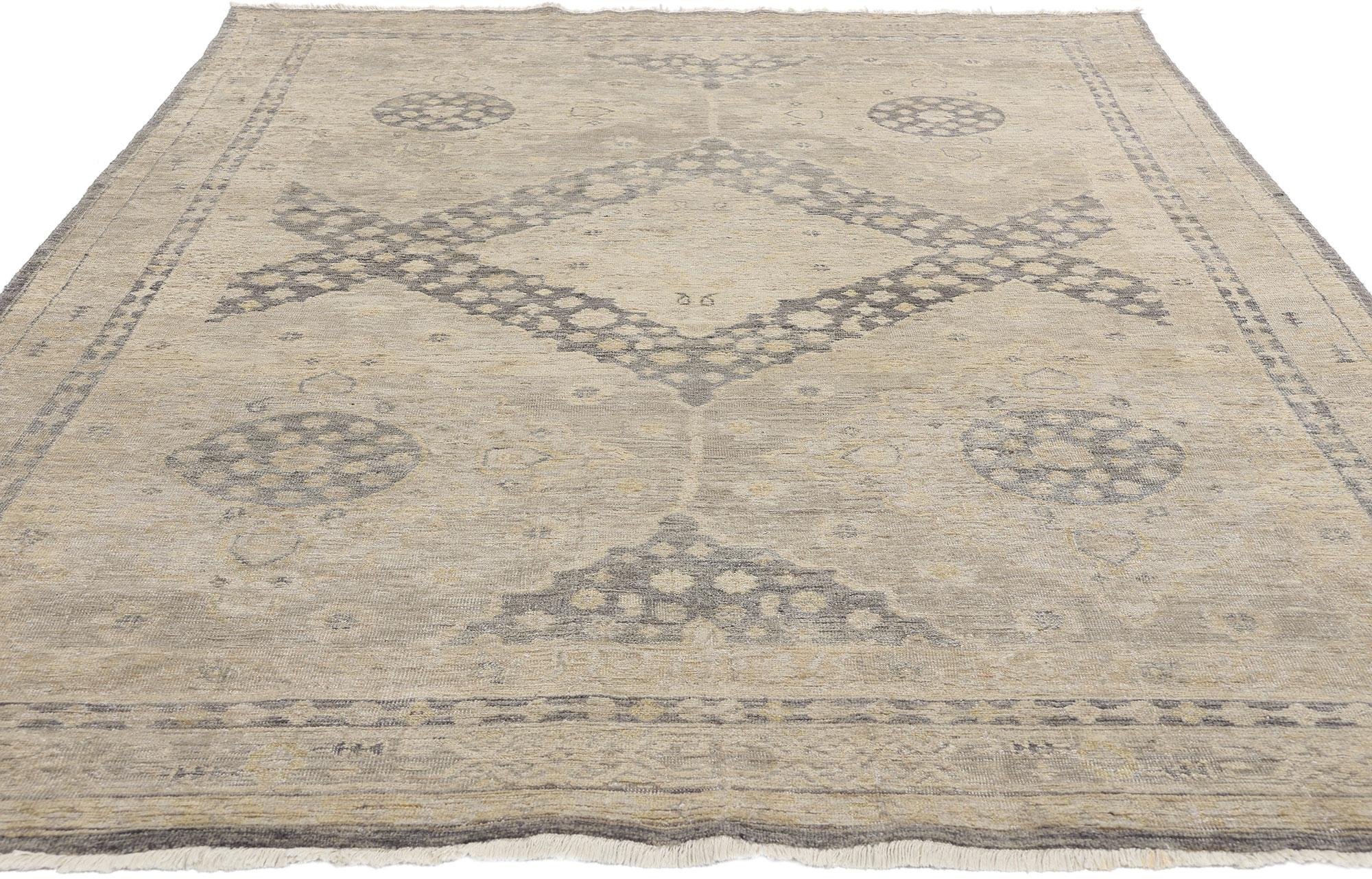 Nueva Alfombra Khotan Gris Contemporánea Jotan en venta