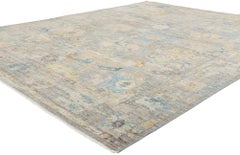 New Contemporary Grey Oushak Rug