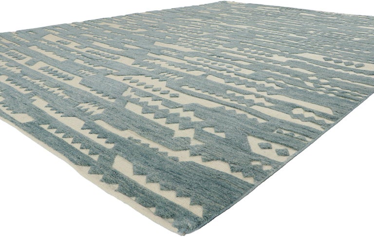 New Contemporary High-Low Textured Rug For Sale at 1stDibs