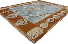 New Contemporary Indian Kilim Souf Rug with Modern Tribal Style