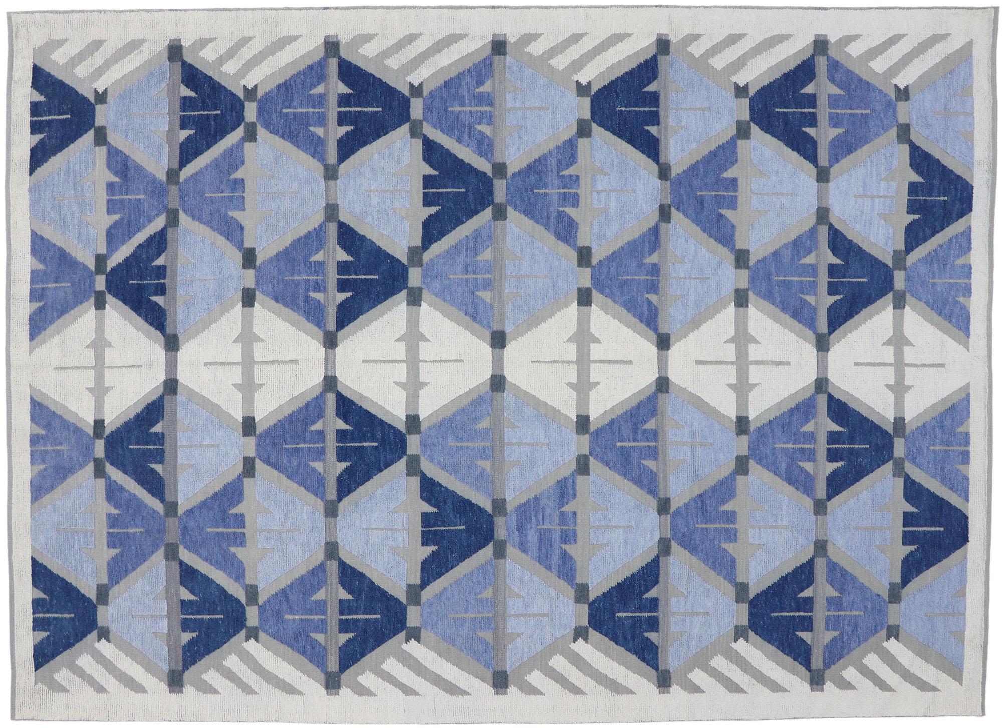 Il nuovo tappeto contemporaneo a trama alta e bassa con disegno a rilievo In condizioni Nuovo in vendita a Dallas, TX