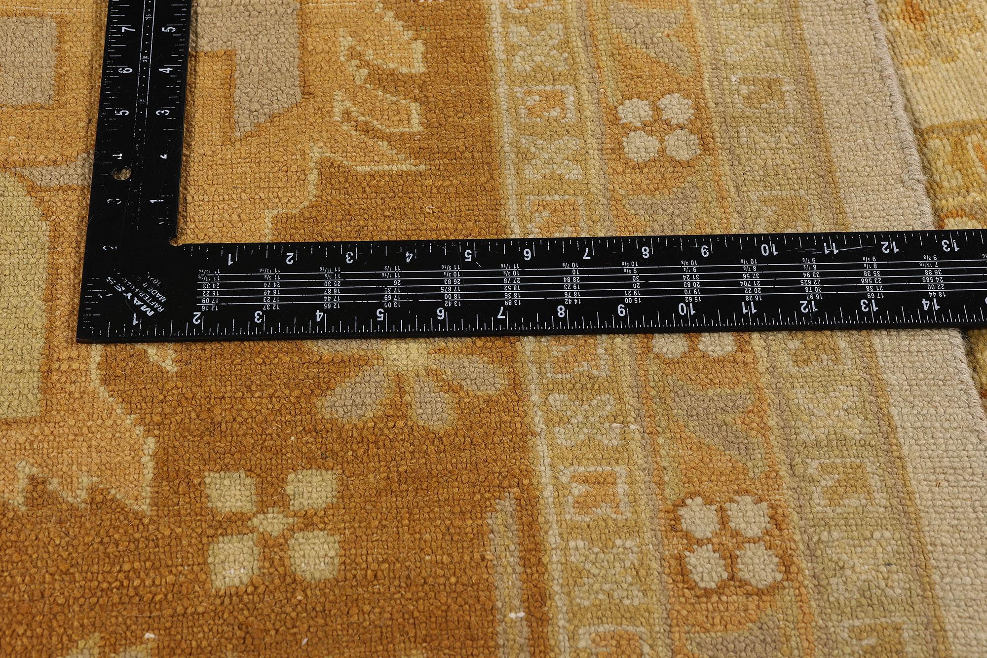 Nueva Alfombra Contemporánea India Oushak con Estilo Rústico Cottage Southern Living Siglo XXI y contemporáneo en venta