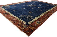 New Contemporary Chinese Art Deco Rug Inspired by Walter Nichols