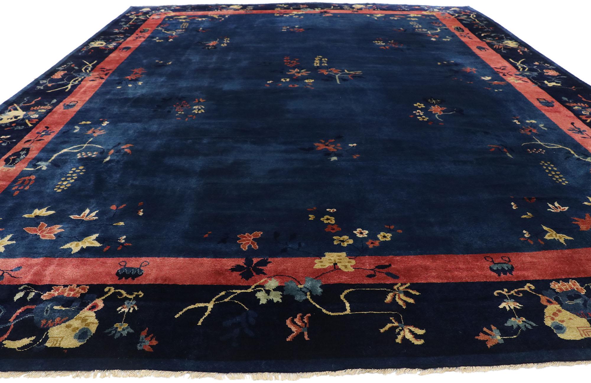 New Contemporary Chinese Art Deco Style Rug Inspired by Walter Nichols
