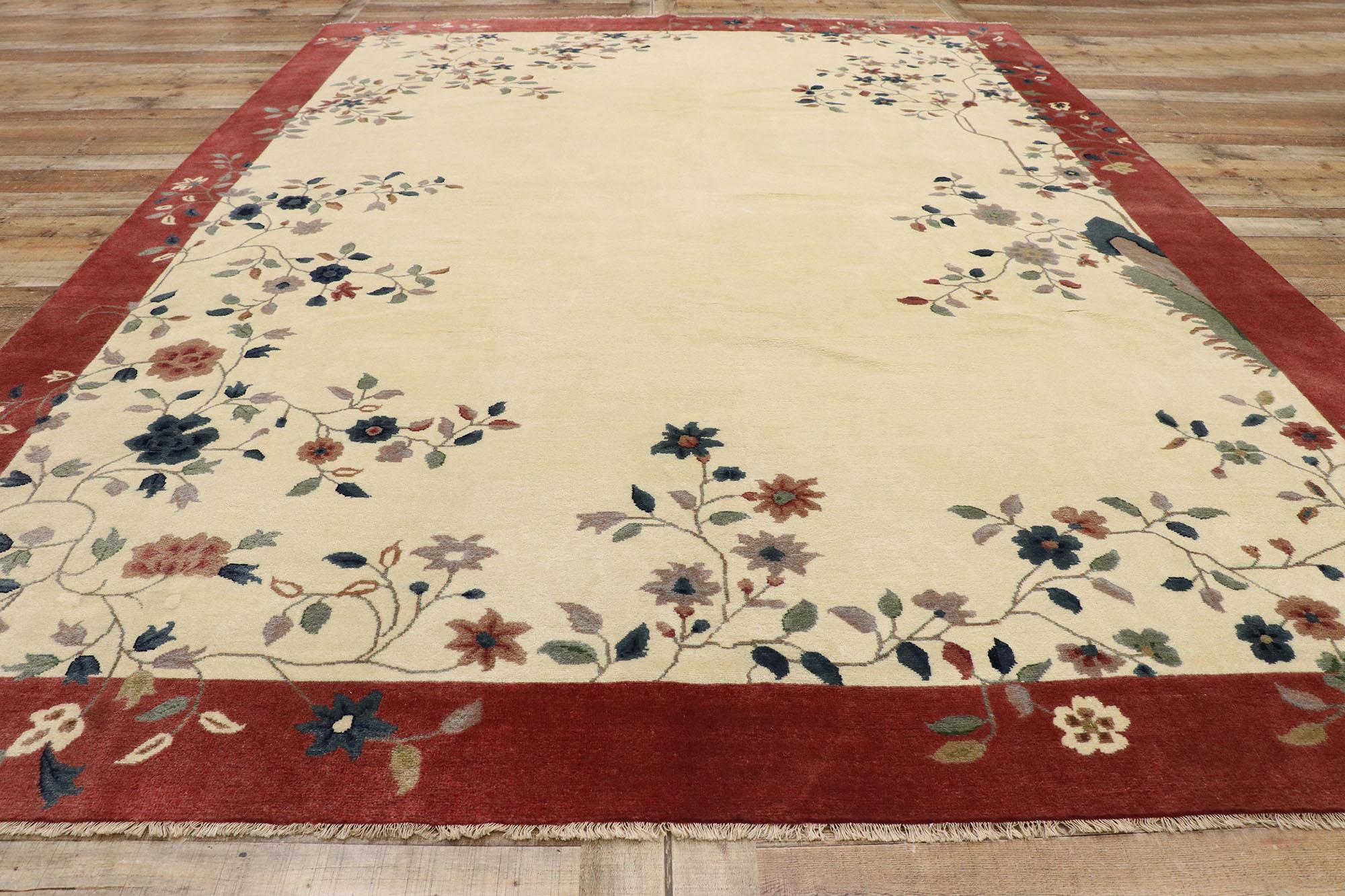 New Contemporary Chinese Art Deco Style Rug Inspired by Walter Nichols For Sale 2