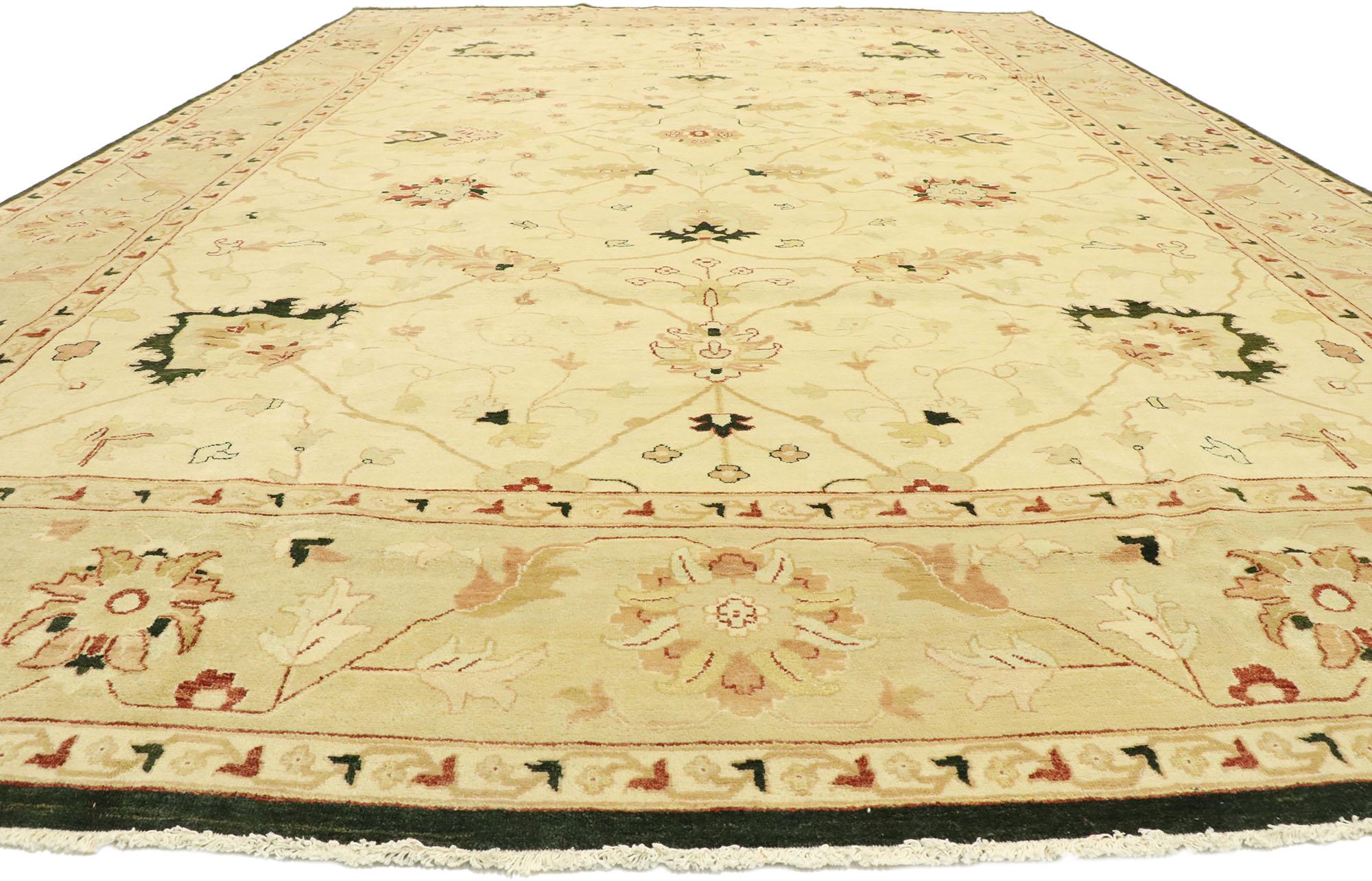 Arts and Crafts New Contemporary Persian Mahal Indian Rug with Modern Arts & Crafts Style (tapis indien contemporain de style mahalais et moderne) en vente