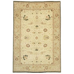 New Contemporary Persian Mahal Indian Rug with Modern Arts & Crafts Style (tapis indien contemporain de style mahalais et moderne)