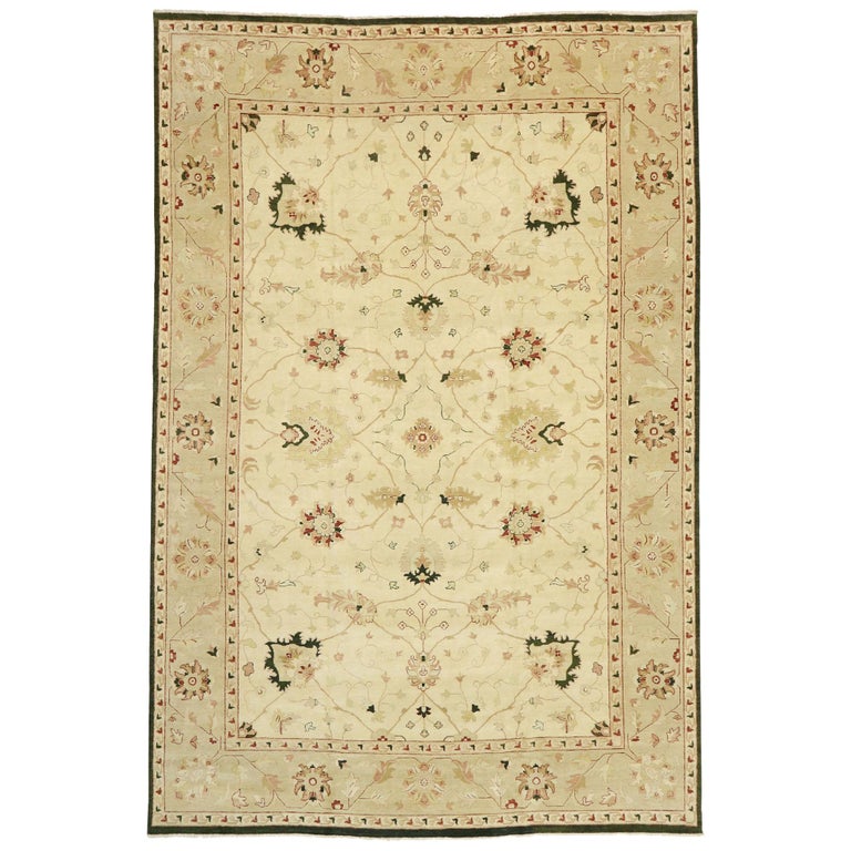 New Contemporary Persian Mahal Indian Rug with Modern Arts and Crafts Style For Sale at 1stDibs