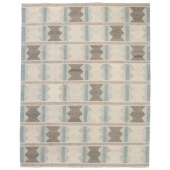 New Contemporary Swedish Inspired Kilim Rug with Scandinavian Modern Style