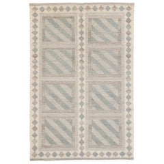 New Contemporary Swedish Inspired Kilim Rug with Scandinavian Modern Style