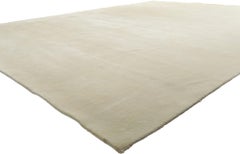 New Contemporary Ivory Area Rug with Minimalist Style