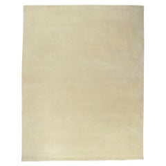 New Contemporary Ivory Area Rug with Minimalist Style