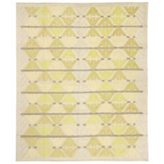 New Contemporary Kilim Souf Rug with a Raised Design