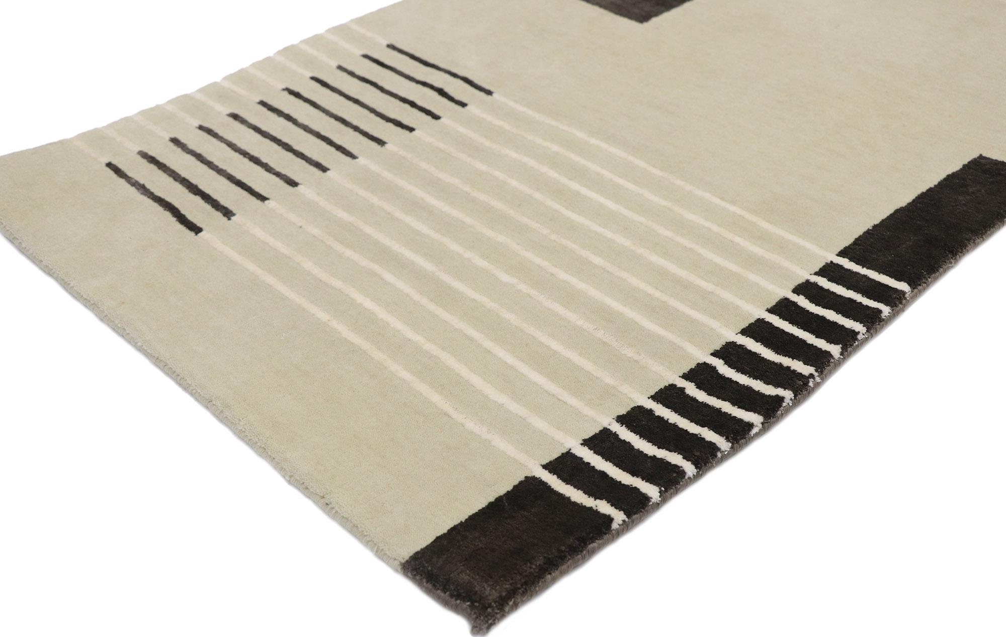 30672 new Contemporary Merino Wool rug, 02'02 x 03'01.
 