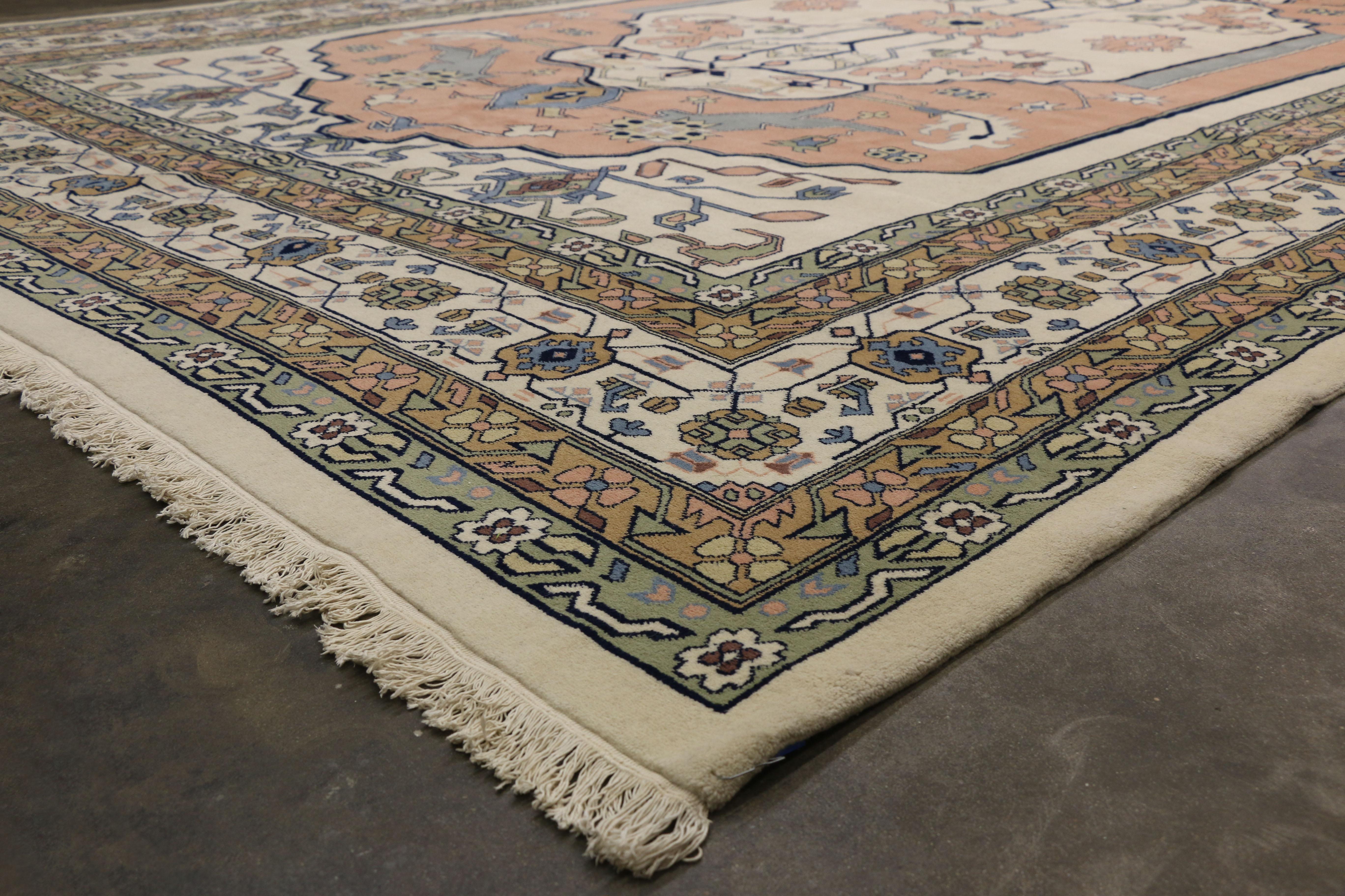 New Chinese Art Deco Rug with Modern Style In New Condition For Sale In Dallas, TX